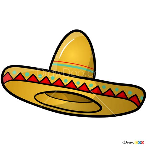 sombrero tekenen.